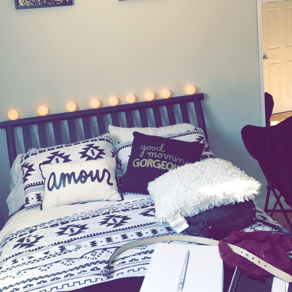 Black White Comforter Set Full / Queen - Picture 3 of 3